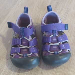 Kids Purple Outdoor Keen Sandals